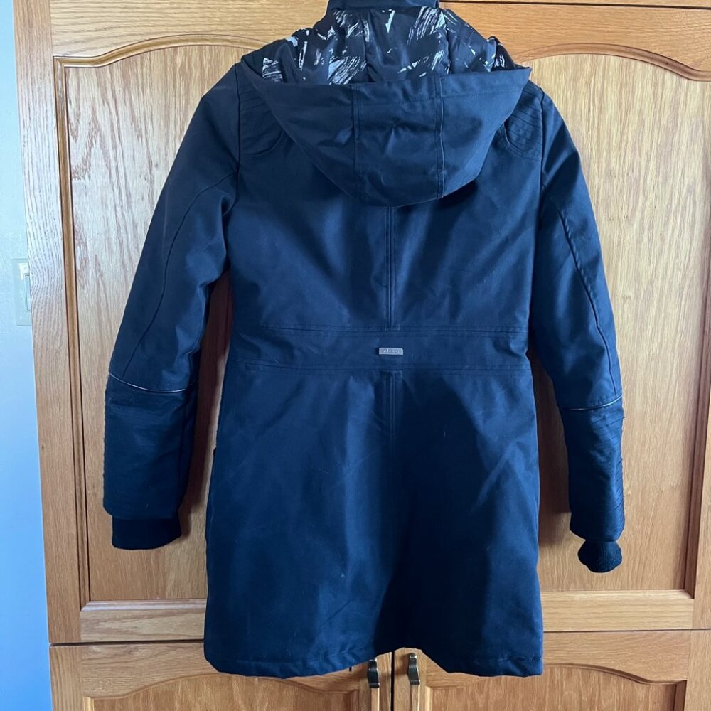 Women's Black Insulated winter Jacket - Picture 7 of 16